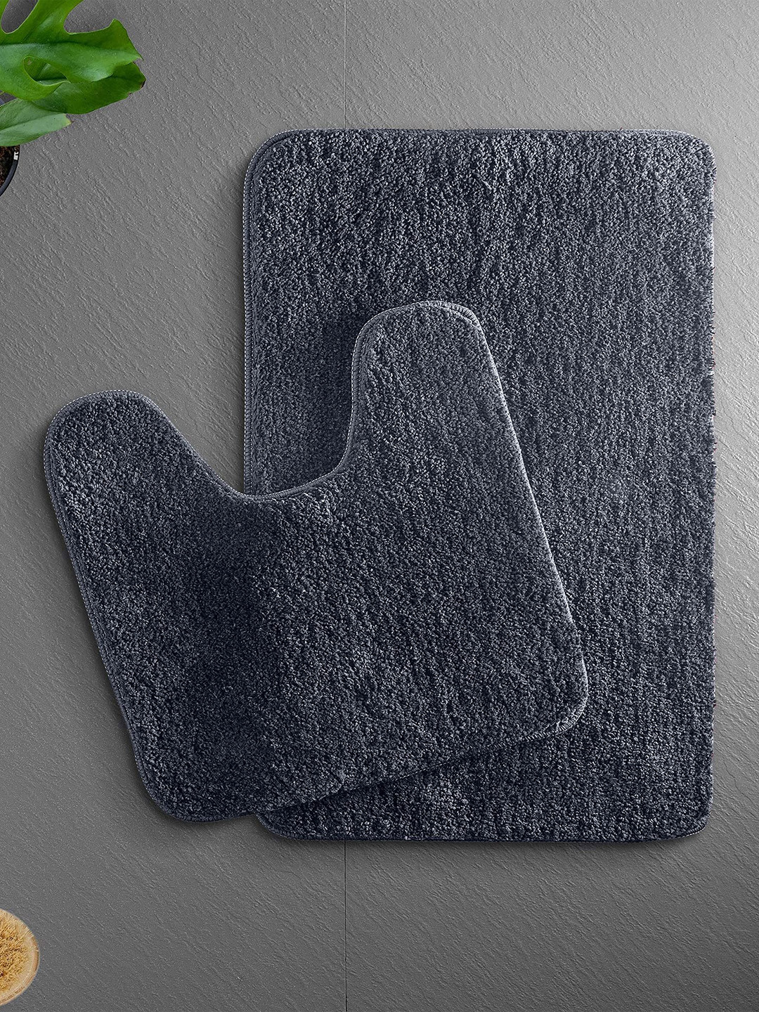 GBL COLLECTION Grey Polypropylene Water Resistant Floor Mat