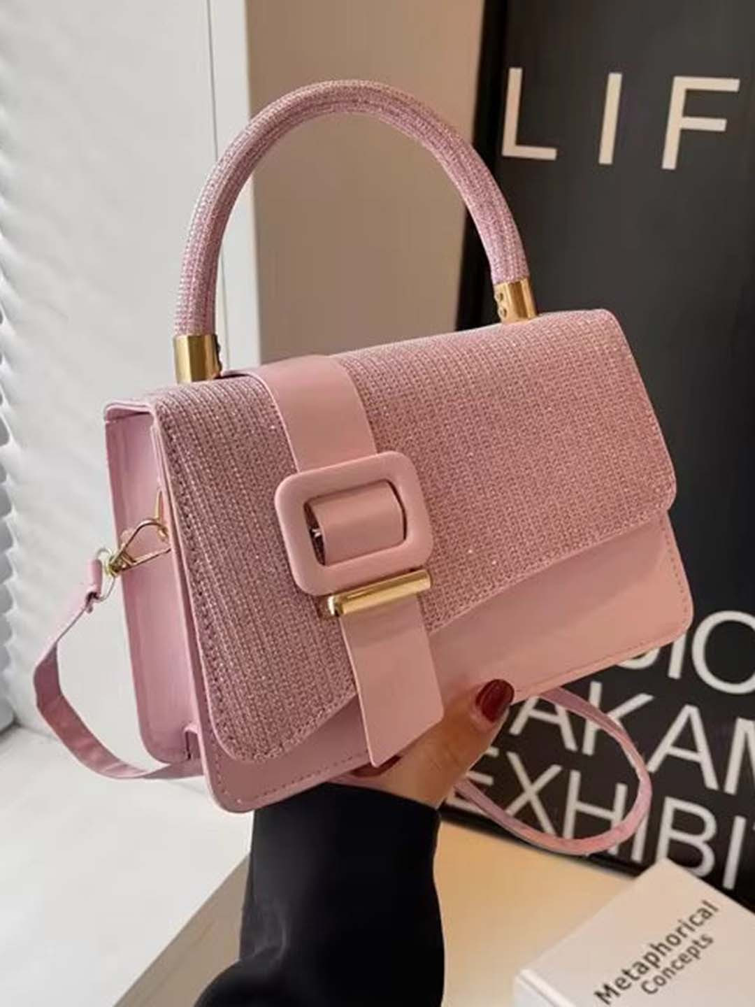 THEPANDASTOREE Women Textured Satchel Bag