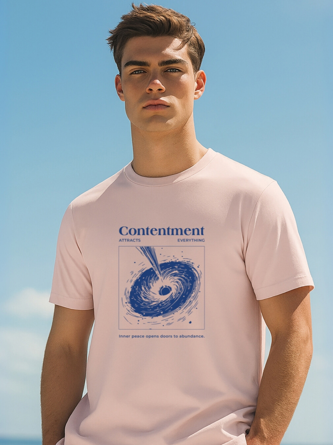 NOBERO Men Cotton Graphic Printed T-shirt