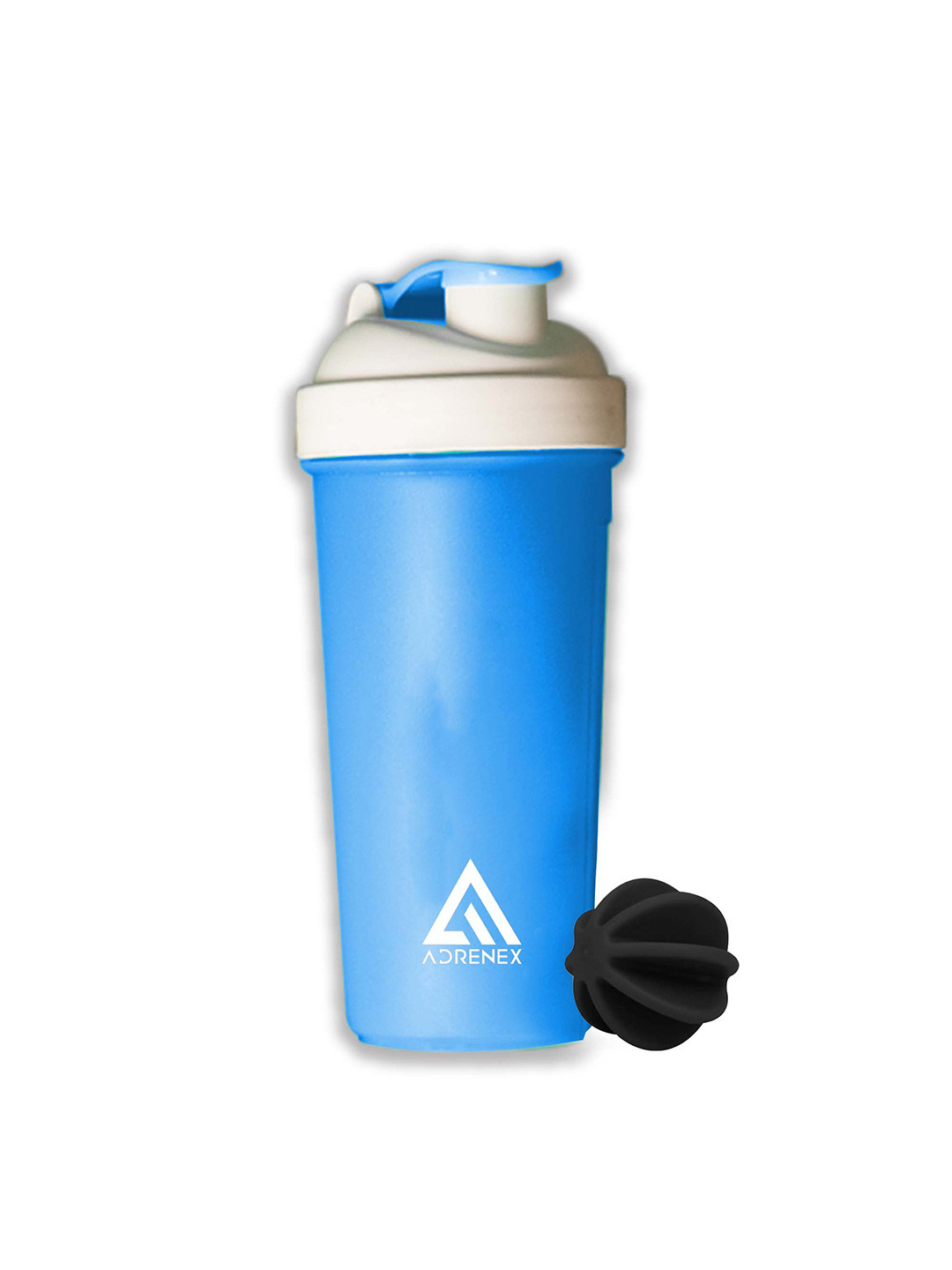 ADRENEX Blue & White Shaker Water Bottle