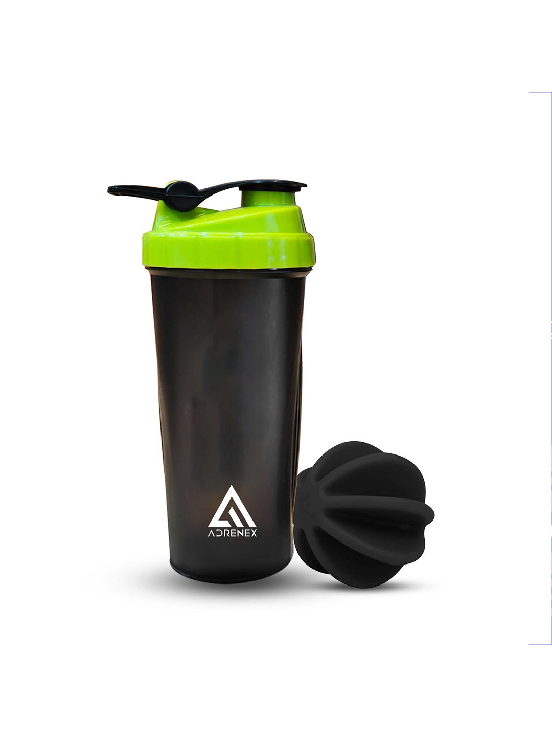 ADRENEX Black & Green Shaker Water Bottle