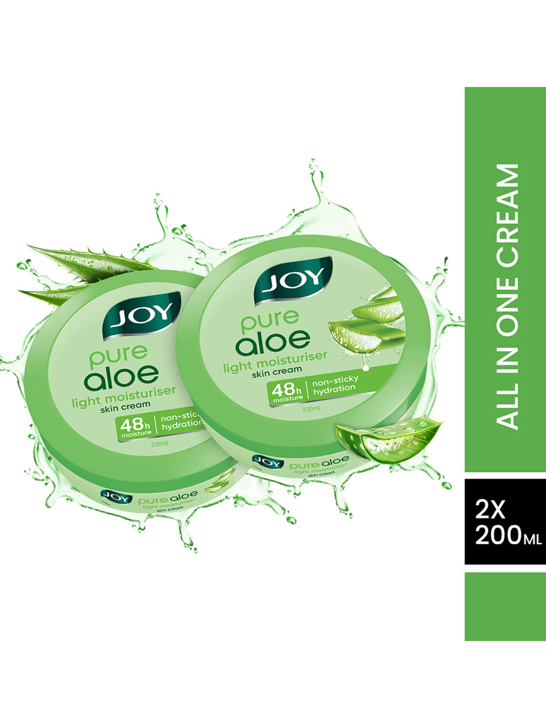 JOY Set Of 2 Pure Aloe Multi-Benefit Skin Cream - 200 ml Each