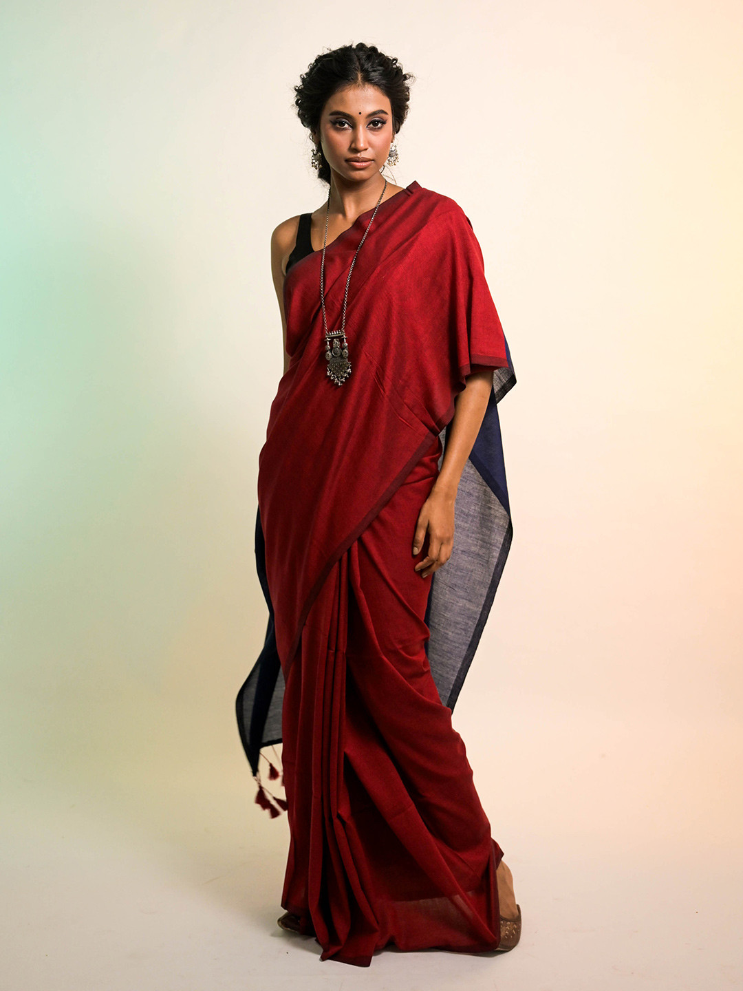 HUTS AND LOOMS Handloom Saree