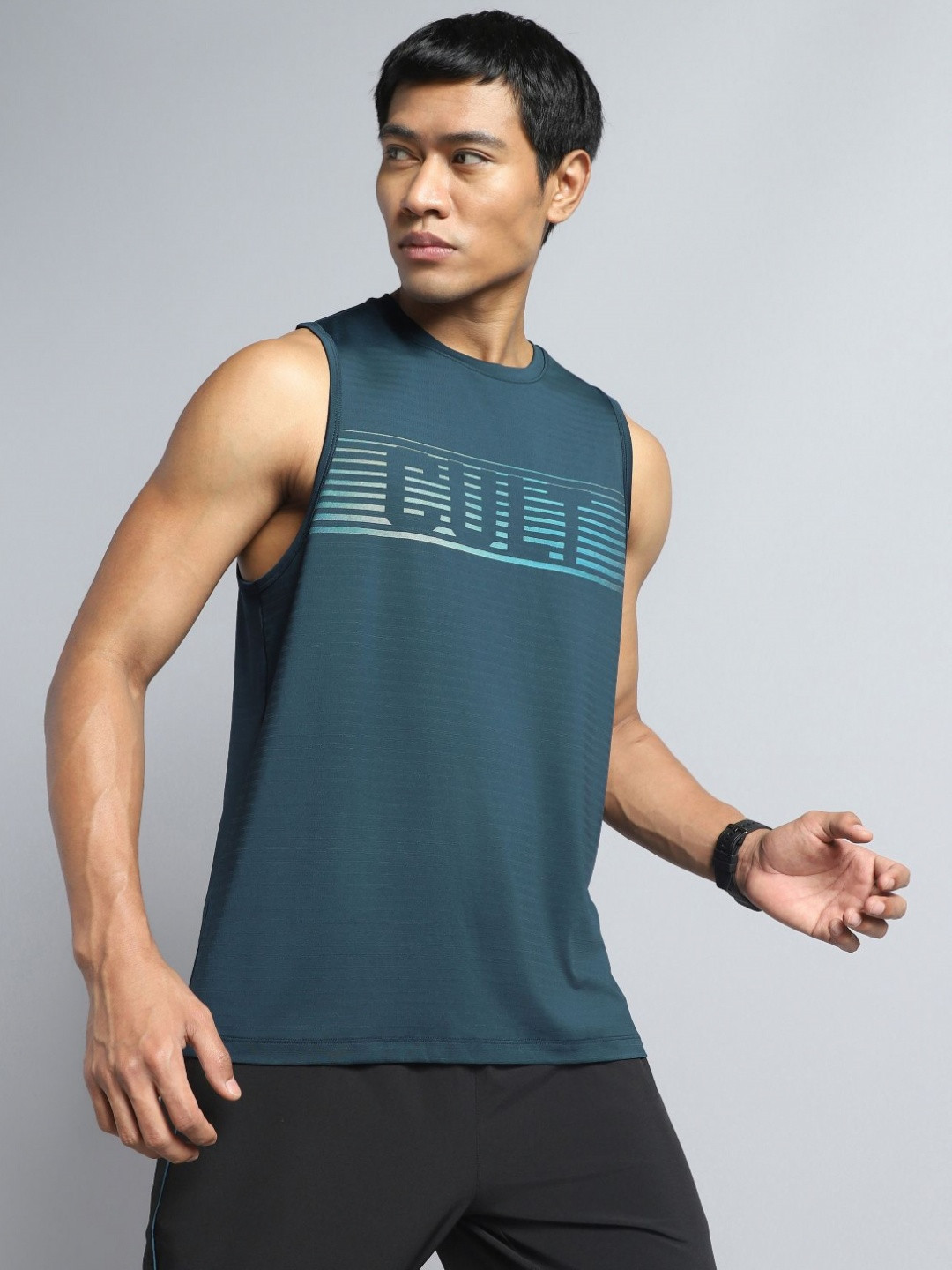 CULT Men Teal Training Muscle Tank