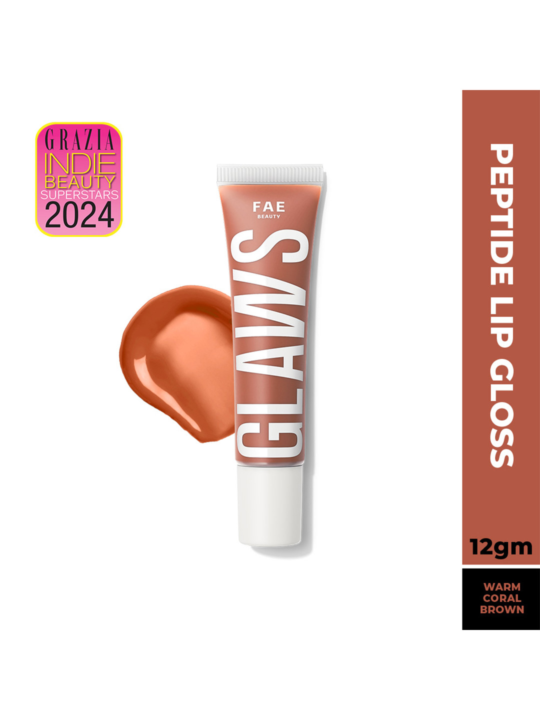 FAE BEAUTY  Peptide Lip Gloss For Hydrating- 12 g- Blooming