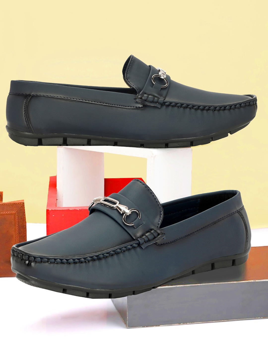 Buy INKLENZO Men Loafers With Buckle Casual Shoes for Men