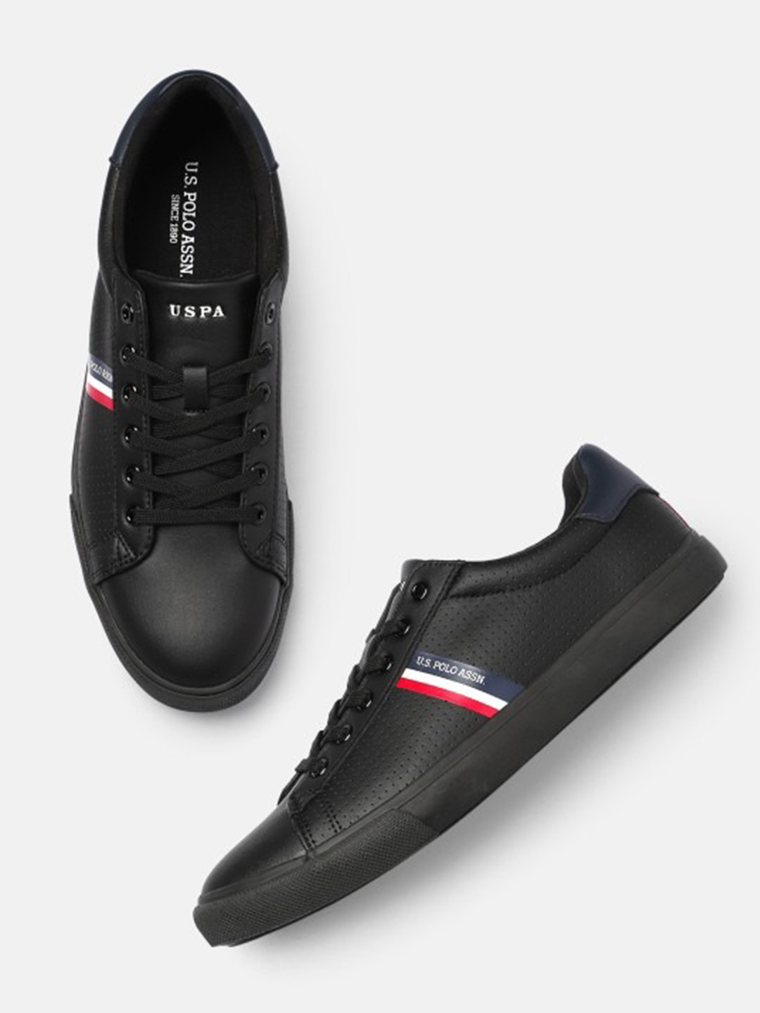 U.S. Polo Assn. Men Solid Round Toe lace Ups Casual Shoes