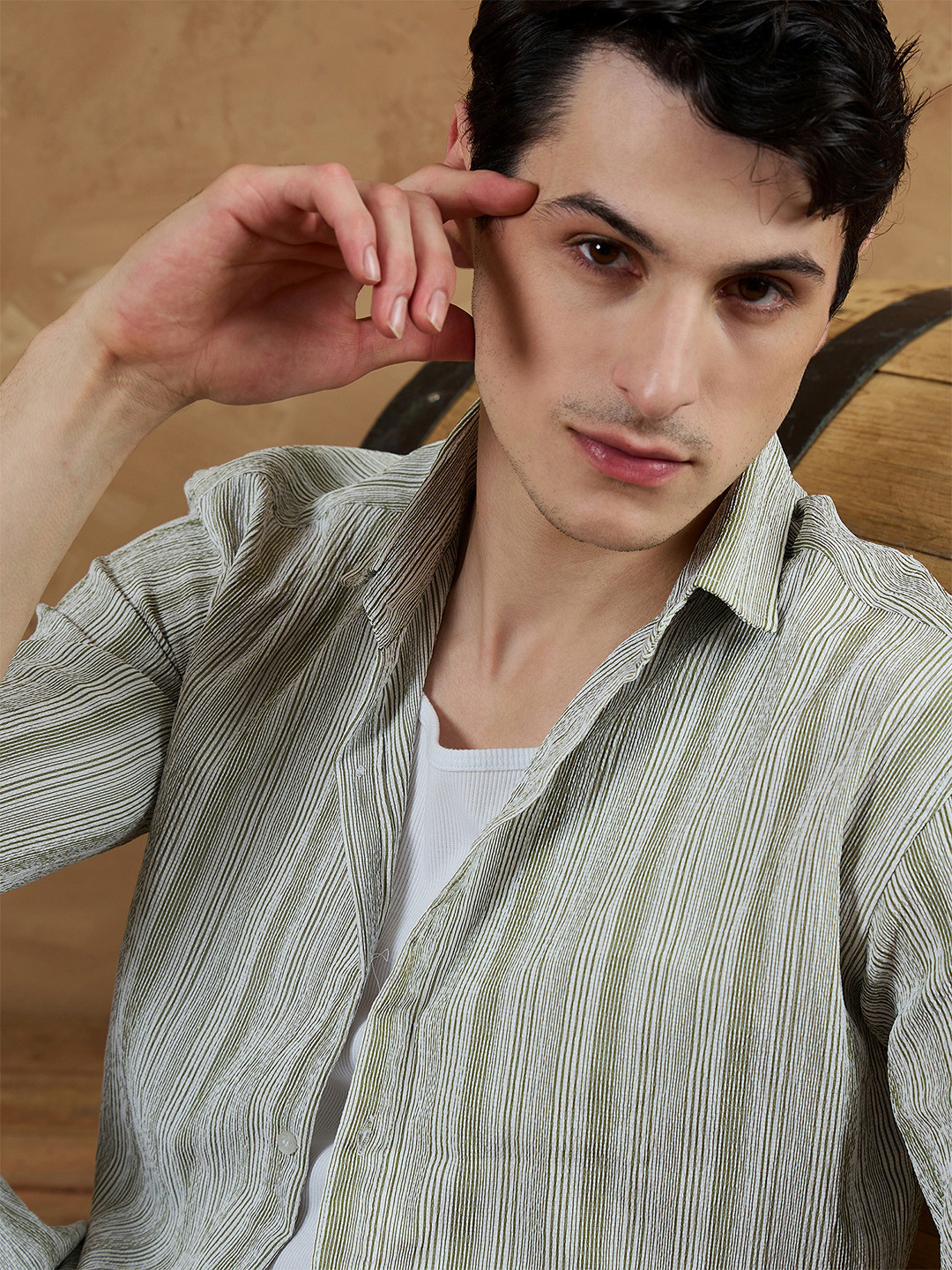 Stripes Oversized Casual Shirt