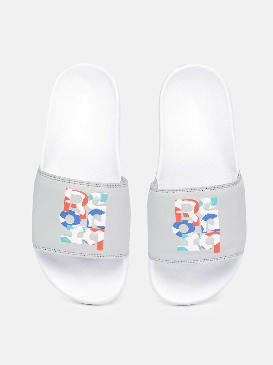 Reebok Men AG Flex Brand Logo Print Sliders