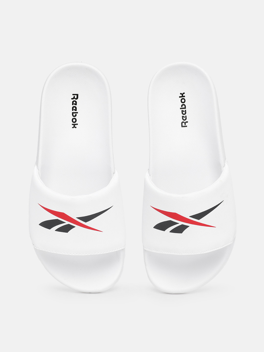 Reebok Men Vector Brand Logo Print Sliders