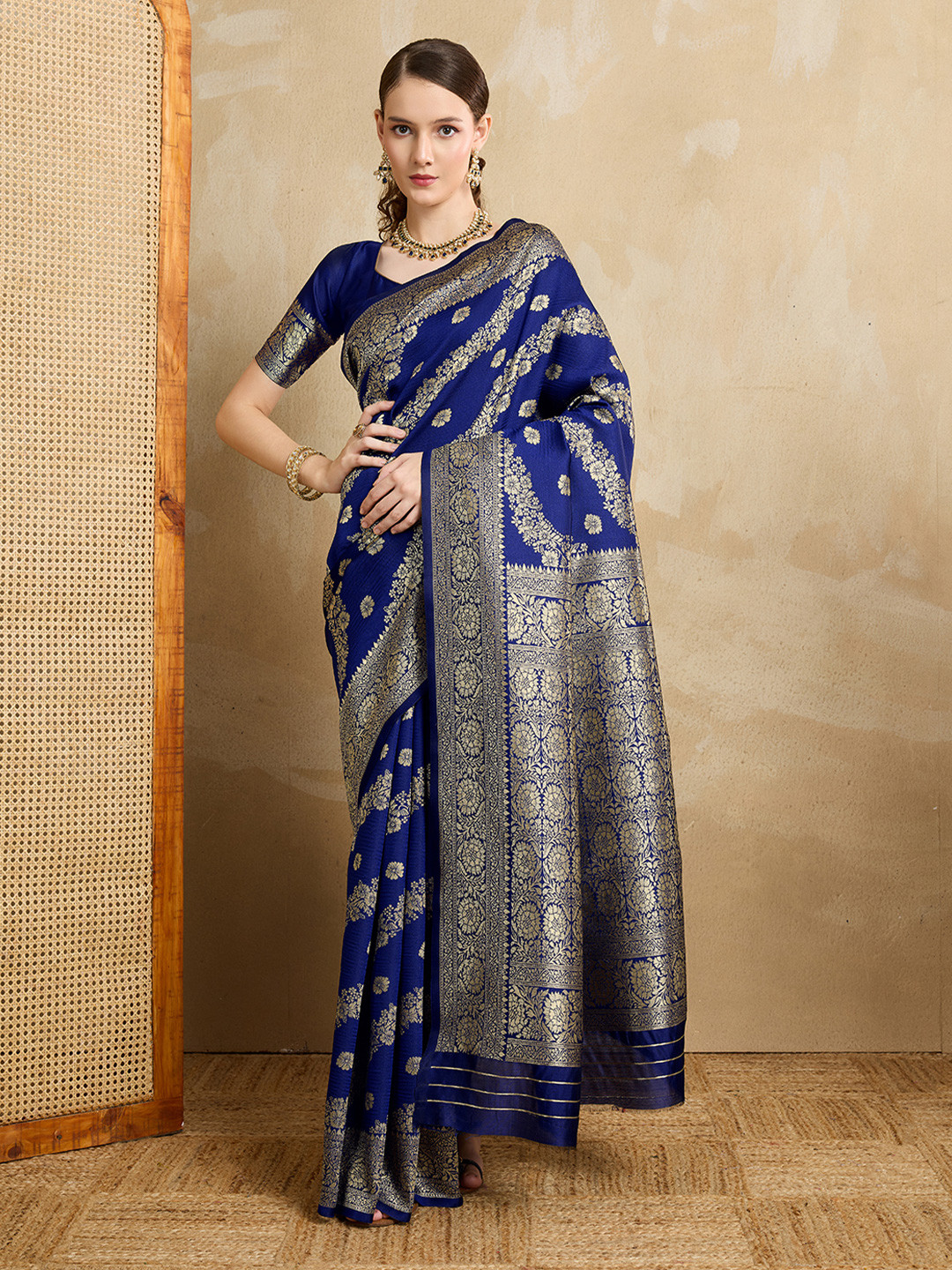 Shreyansh creation Woven Design Banarasi Saree