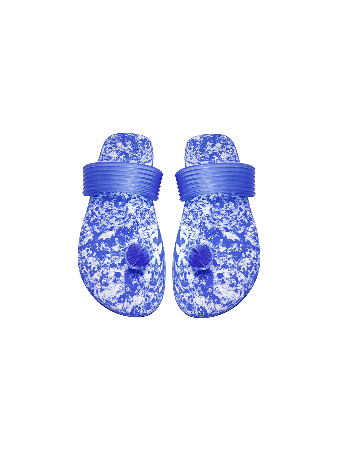 ADJ Men Blue Flip Flops