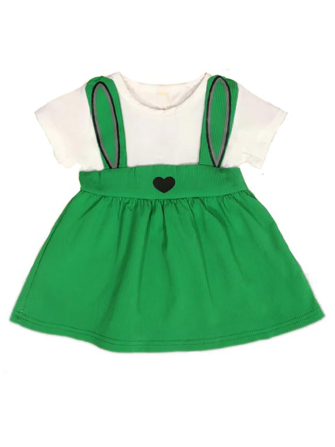 Bold N Elegant Girls Cartoon Pinafore Mini Dress