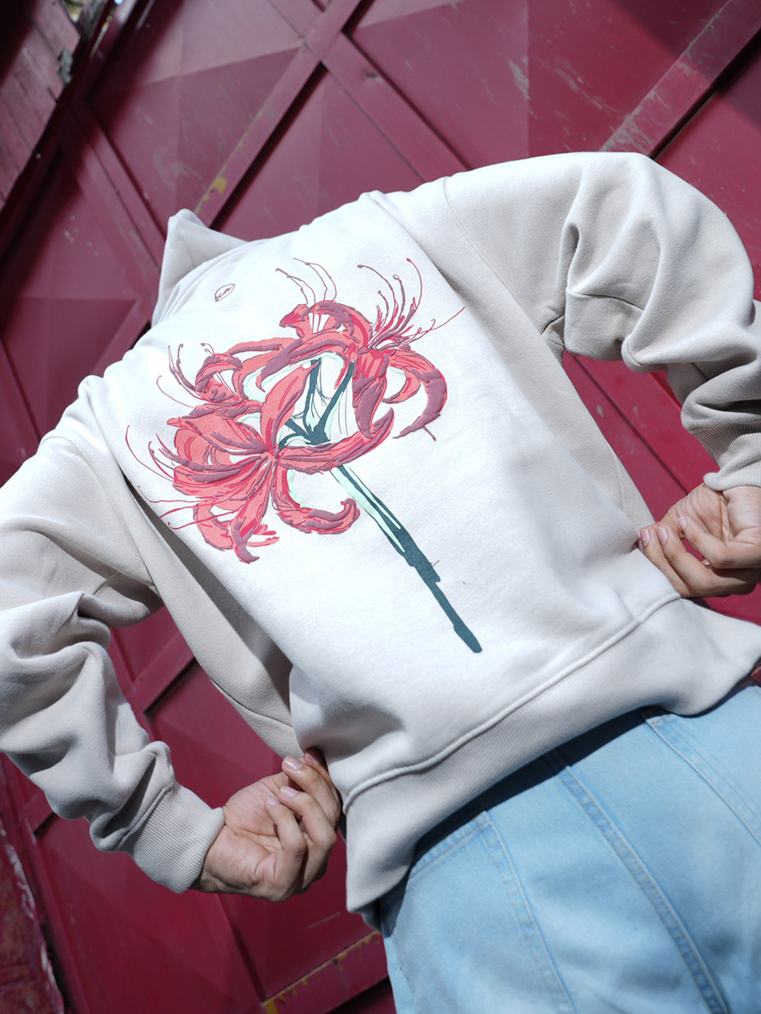 UNSOMBER Unisex Printed Hooded Sweatshirt