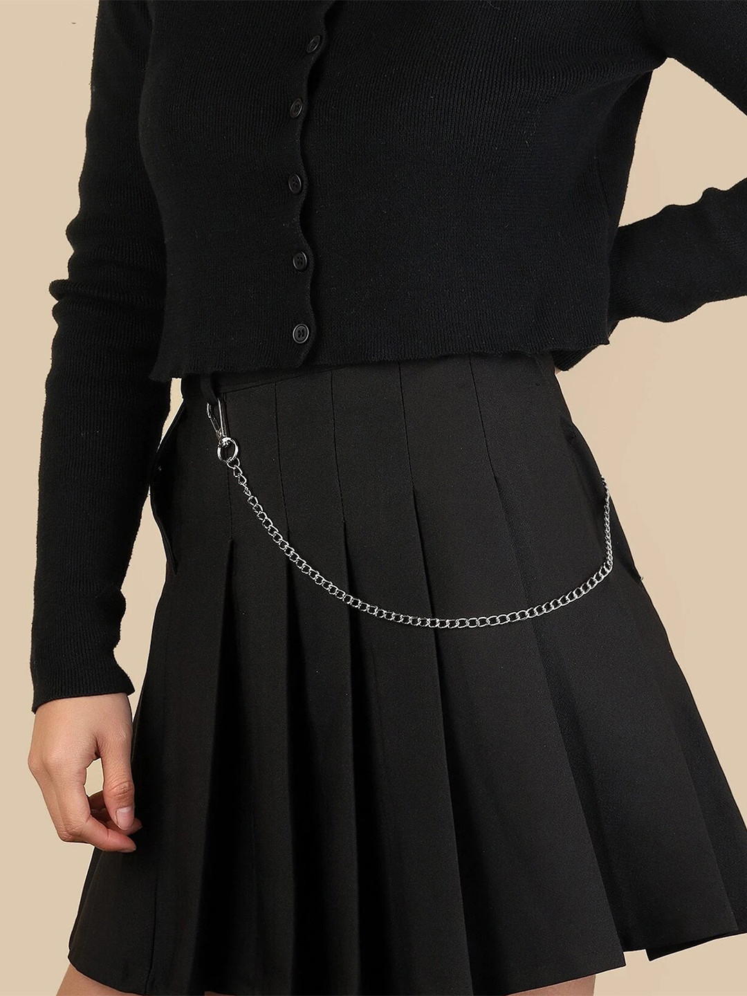 Its 4 You Unisex Silver Single Layer Side Chain