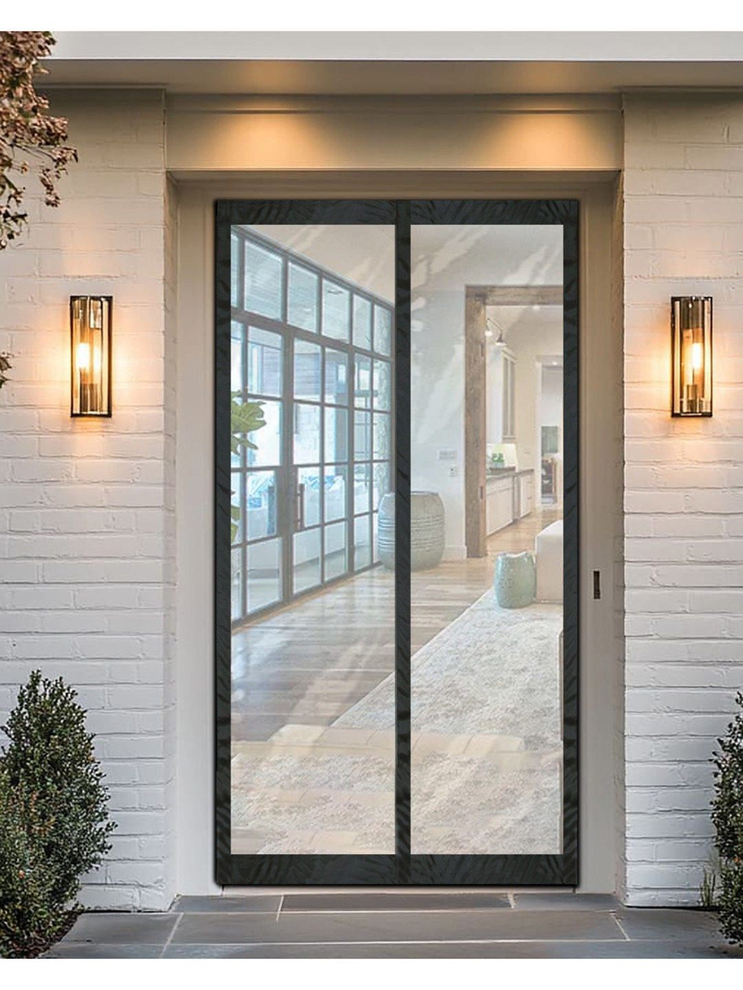 Stylista Transparent Insulated Magnetic Door Curtain - 32 x 76 inch - PVC thickness 0.2mm