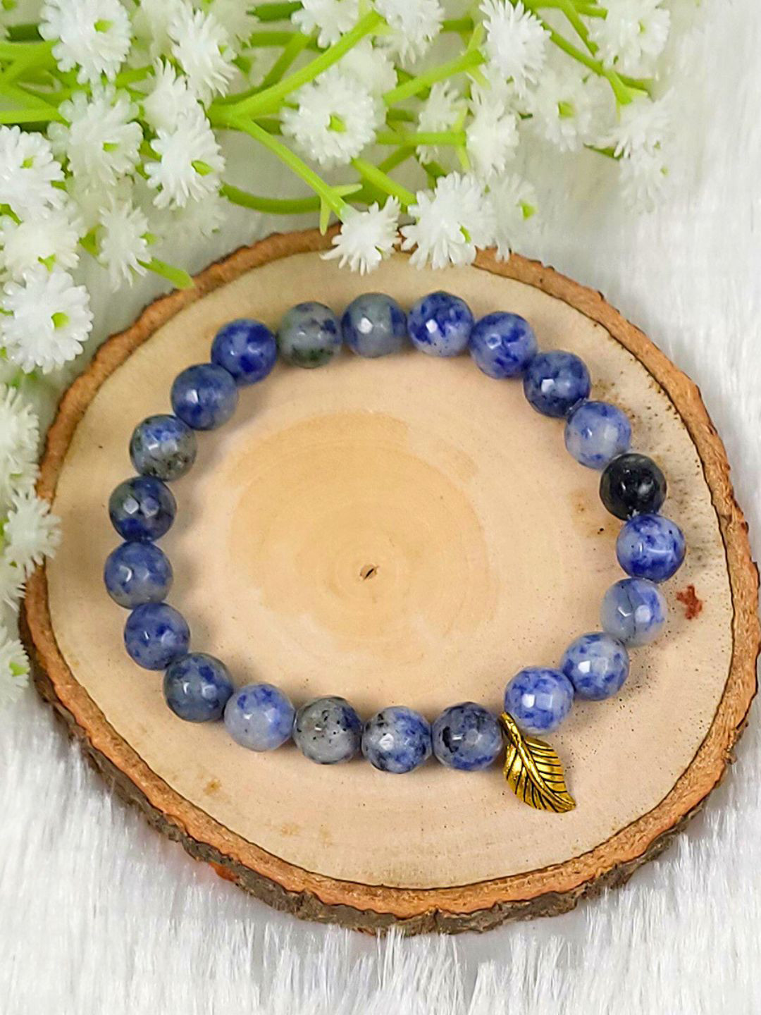 Calminds Unisex Lapis Crystal Bracelet