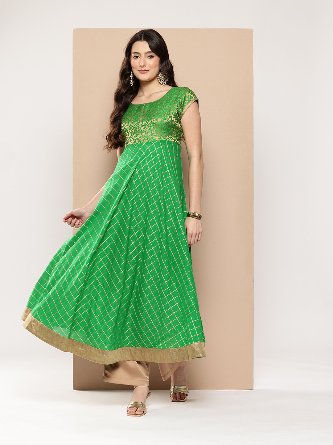 MBE Brocade Anarkali Kurta