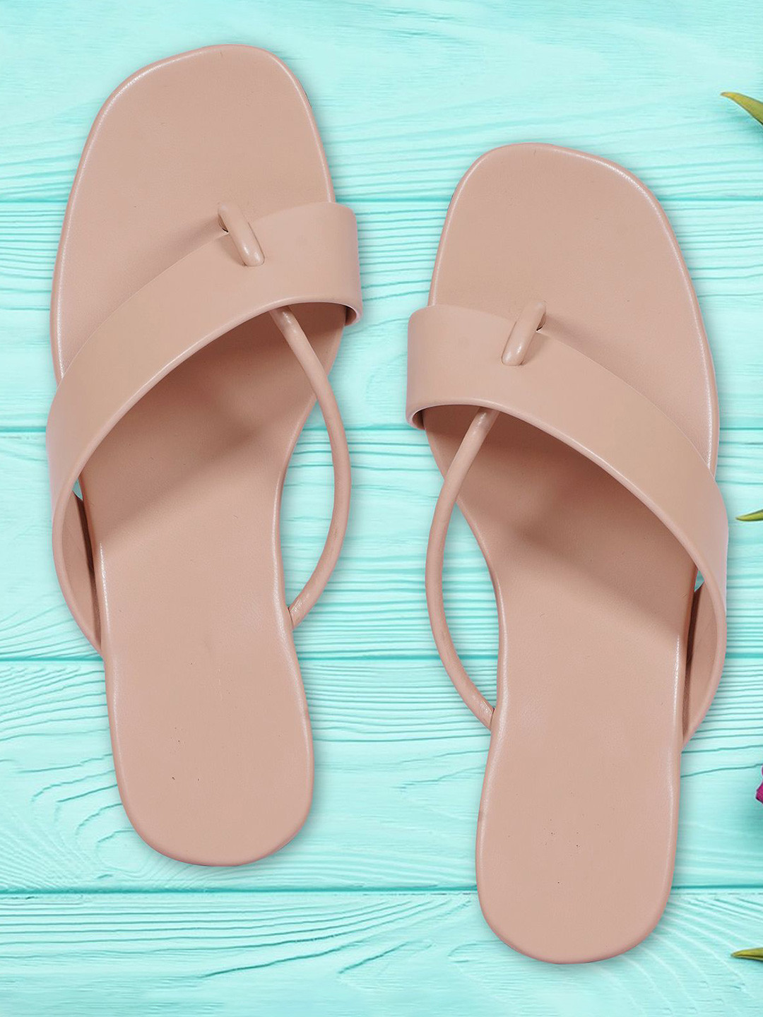 Miss Universe Women String Style Open-Toe Flats