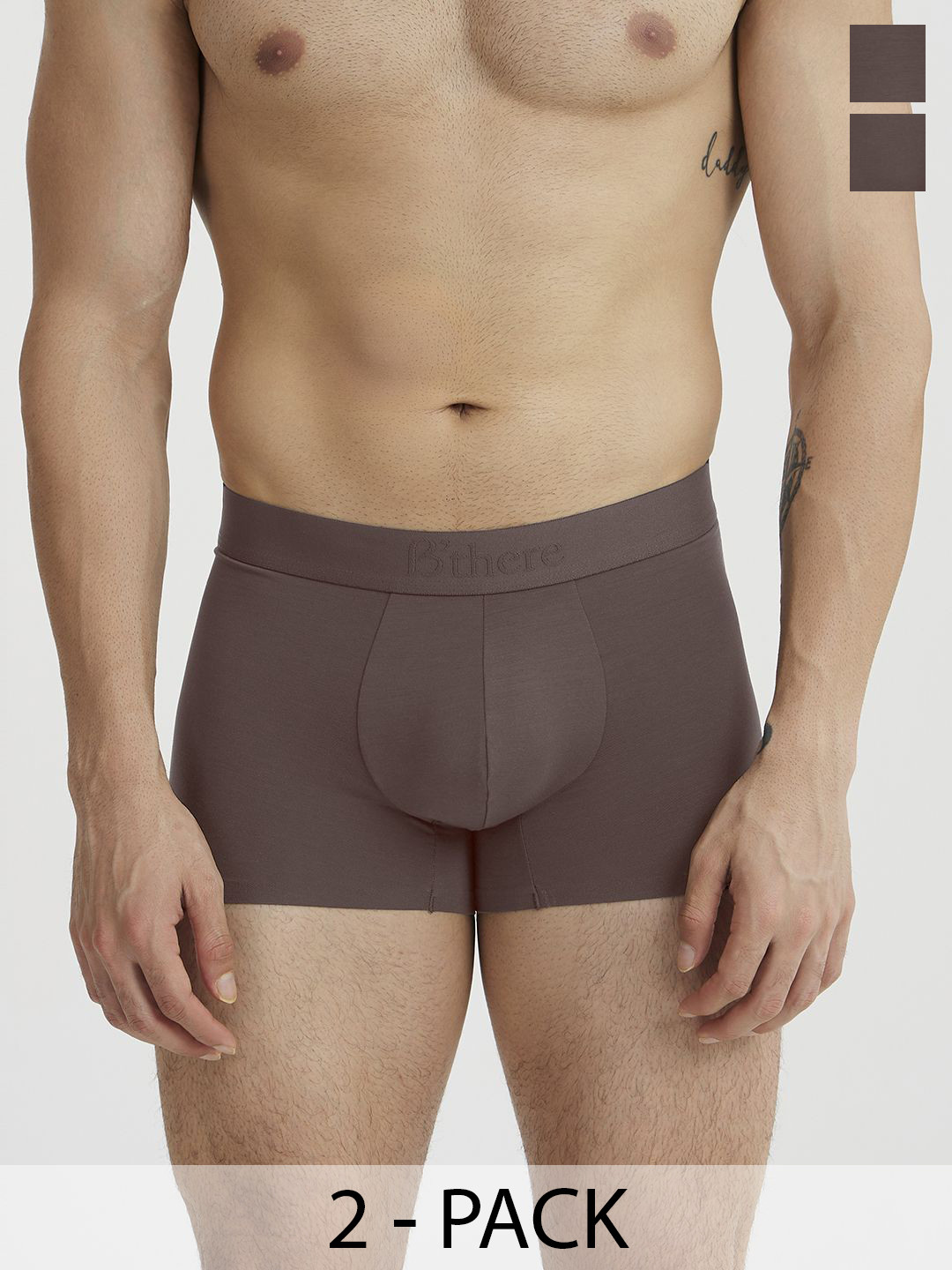 B'there Pack of 2 Seamless Modal Trunk U001_SPG_SPG