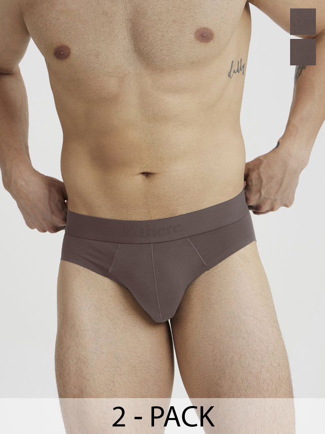 B'there Pack of 2 Seamless Modal Brief U002_SPG_SPG