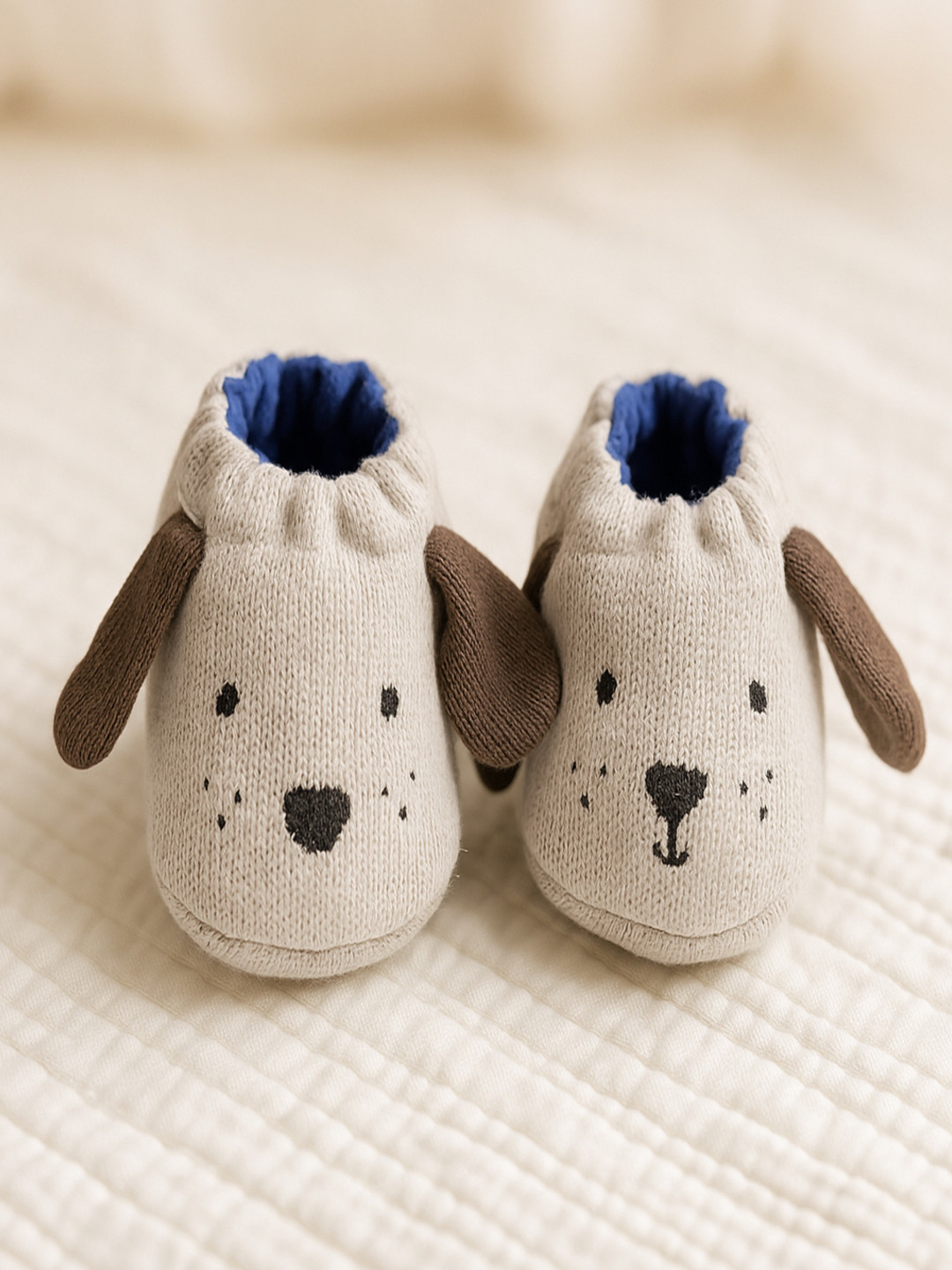 THE BABY TRUNK Kids Infant Mouse 100% Cotton Booties