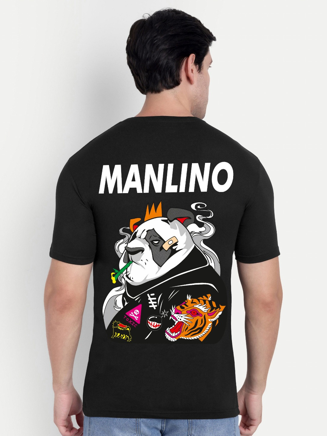 BENNY BROOKS Men 1 Graphic Printed  Applique T-shirt