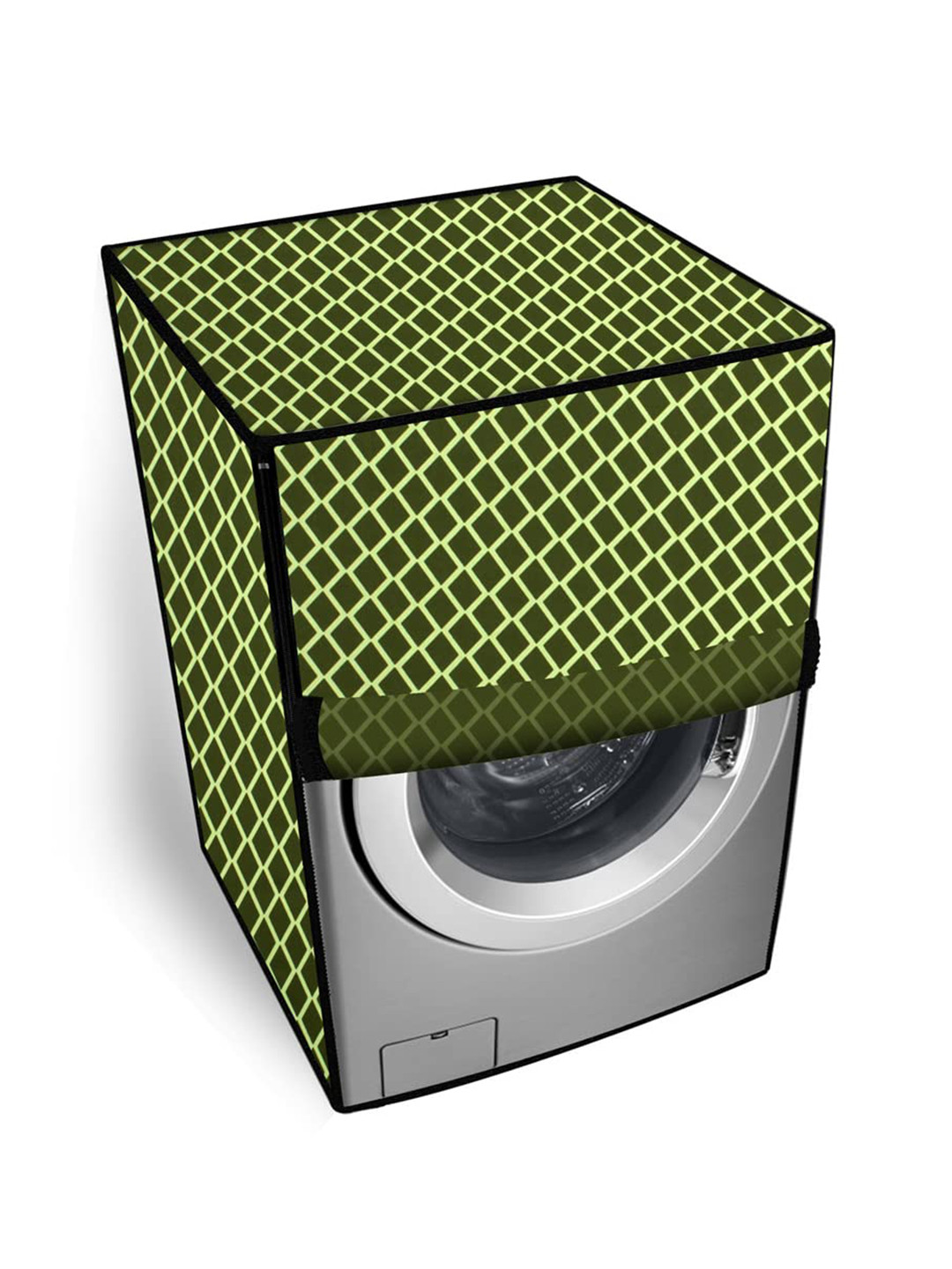 The Furnishing Tree Green Plastic Washing Machine Cover