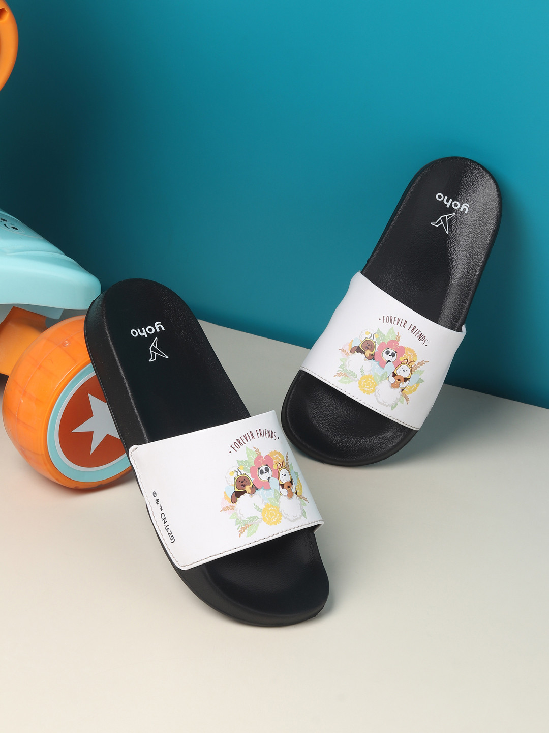 yoho Kids We Bare Bears 003 Printed Sliders