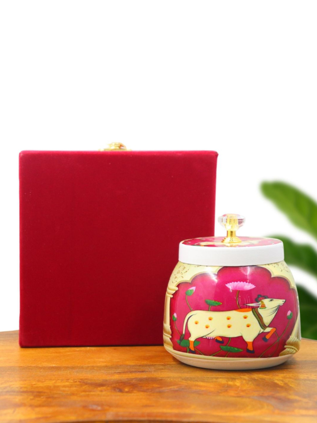 international Gift Multi Animal Print Metal Easy To Clean Flip Top Canister