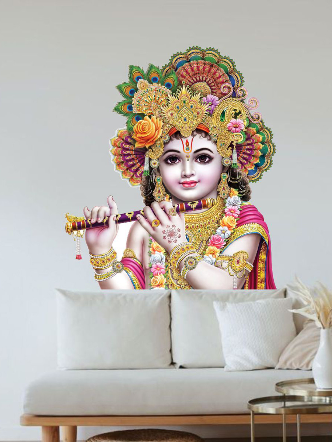 Decor Villa Multicolor Krishnaa Wall Sticker