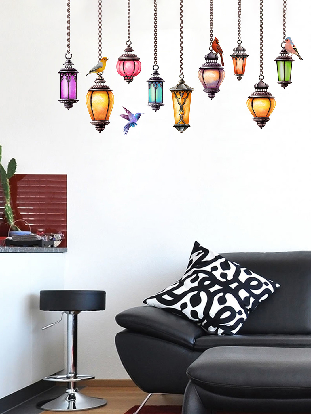 Decor Villa Multicolor Light Lamp Wall Sticker