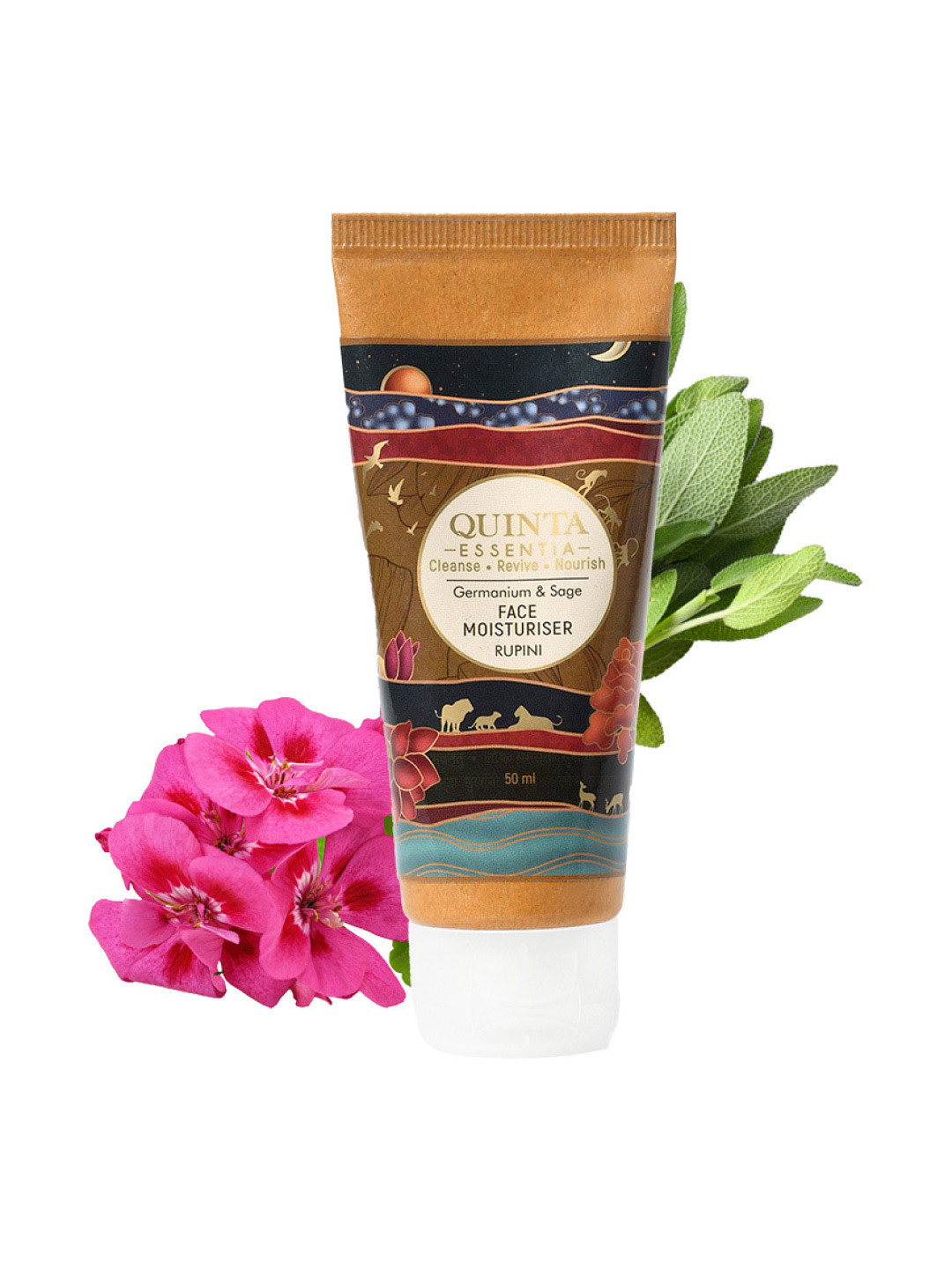 Quinta Essentia Organic Rupini Face Moisturizer With Almond Oil - 50 ml