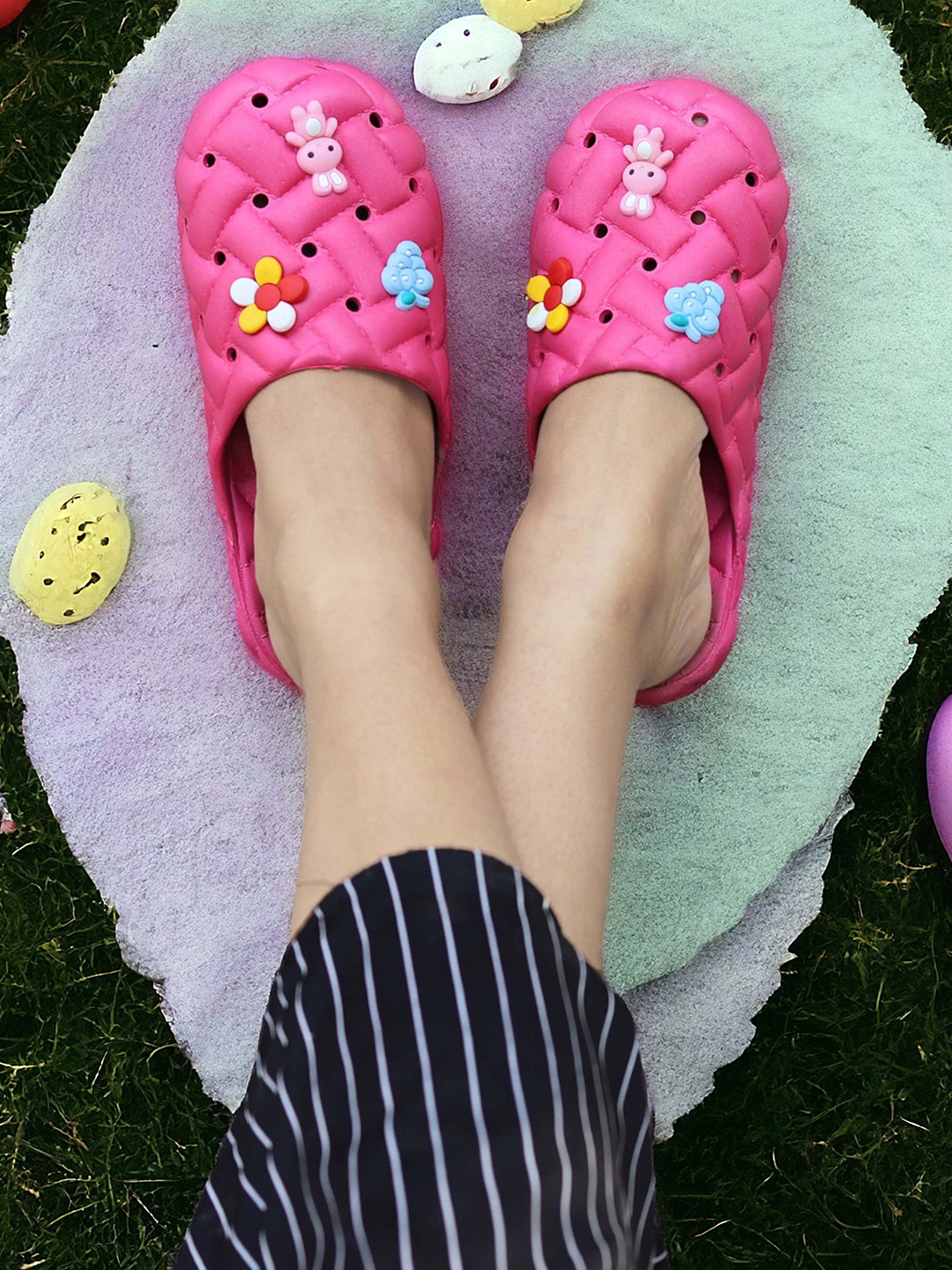 aadi Women Red Sliders