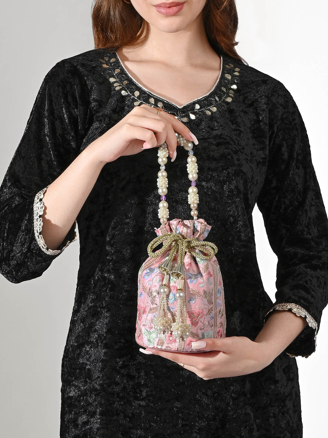 LAVIE Signature Embroidered Potli