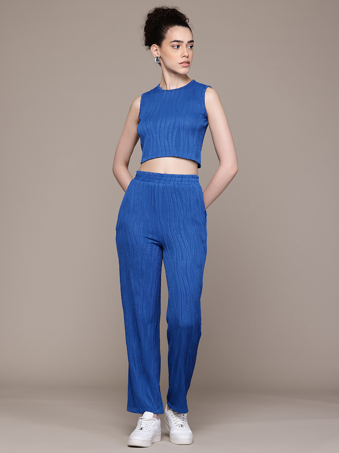 Freehand by The Indian Garage Co Solid Textured Co-ords