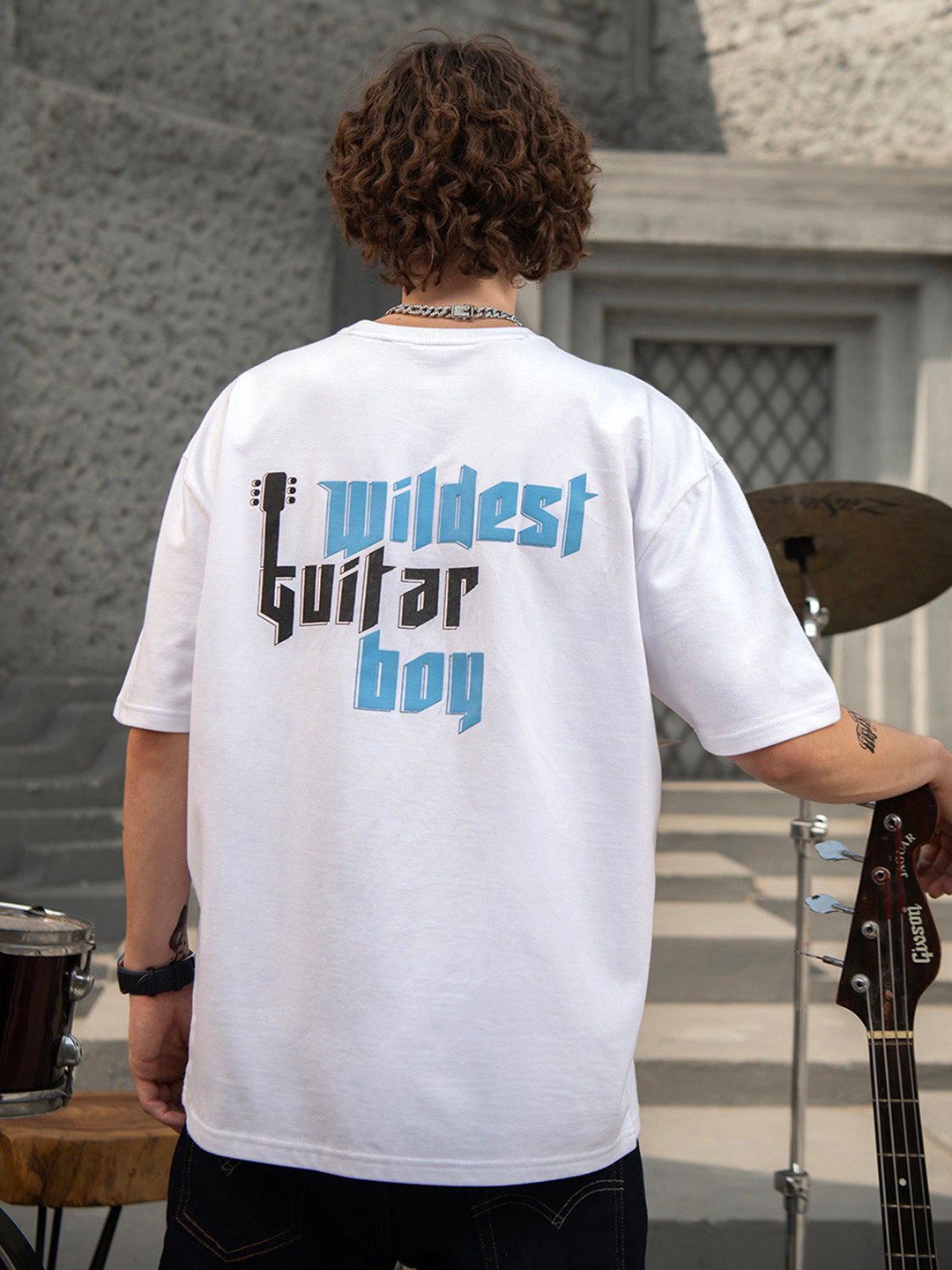 LOUIS STITCH Unisex Oversized Cotton Tshirt
