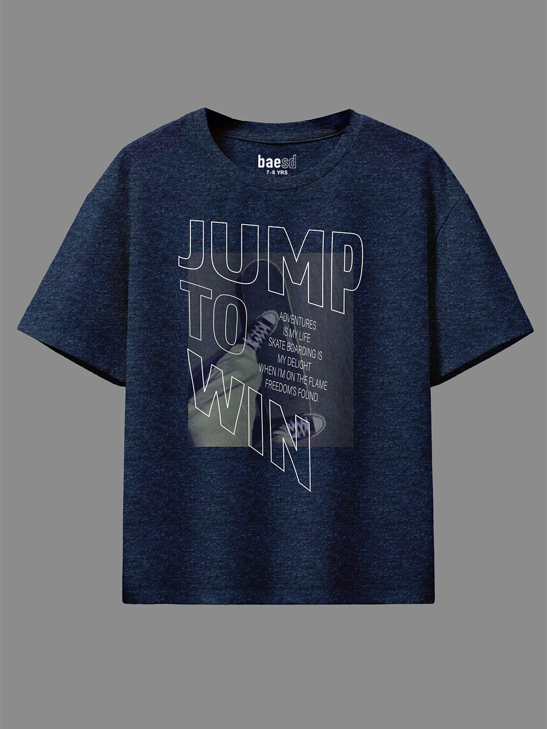BAESD Boys Graphic NASA Printed Casual T-shirt