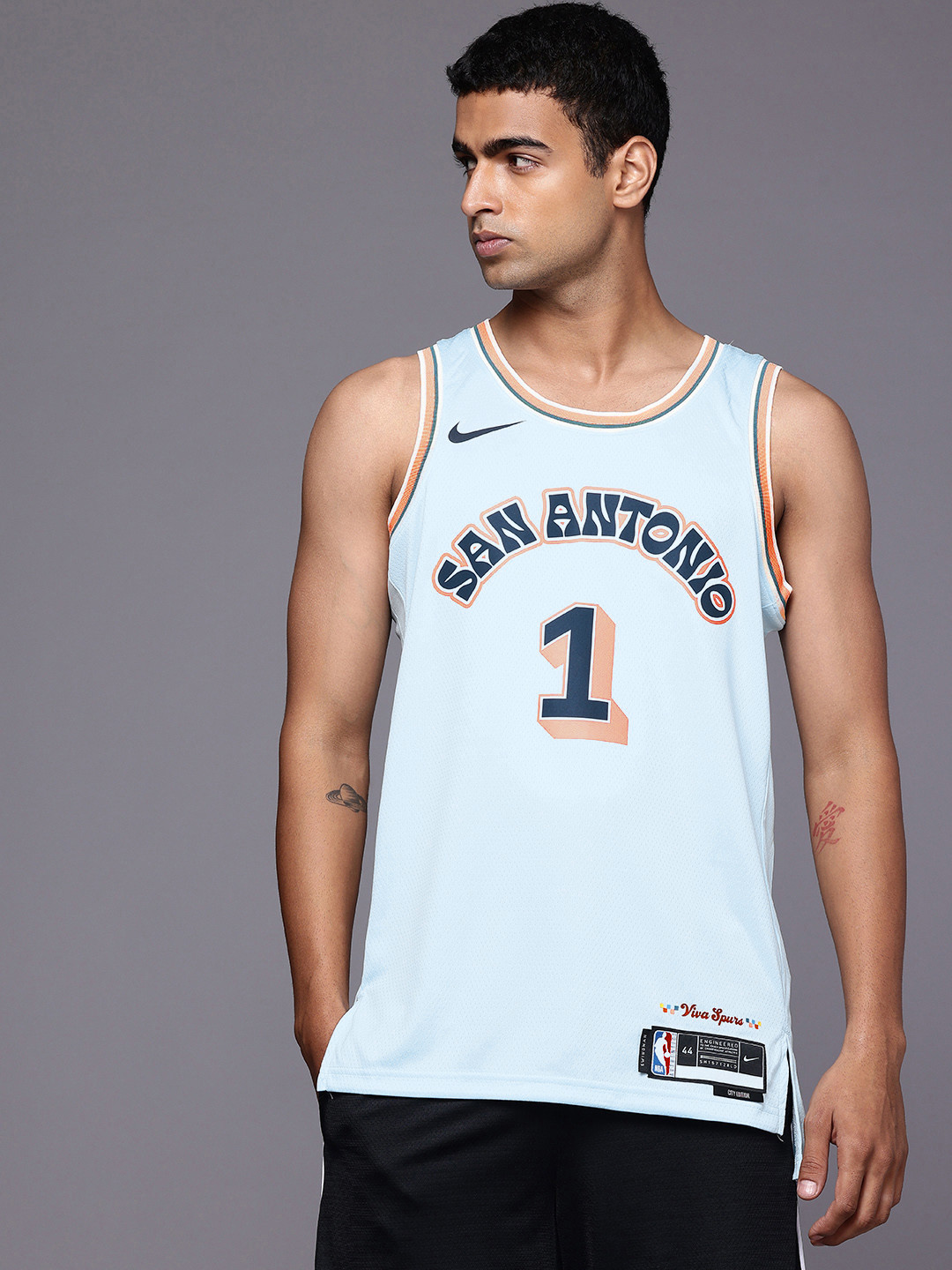 Nike Victor Wembanyama San Antonio Spurs City Edition Men Dri-FIT NBA Swingman Jersey