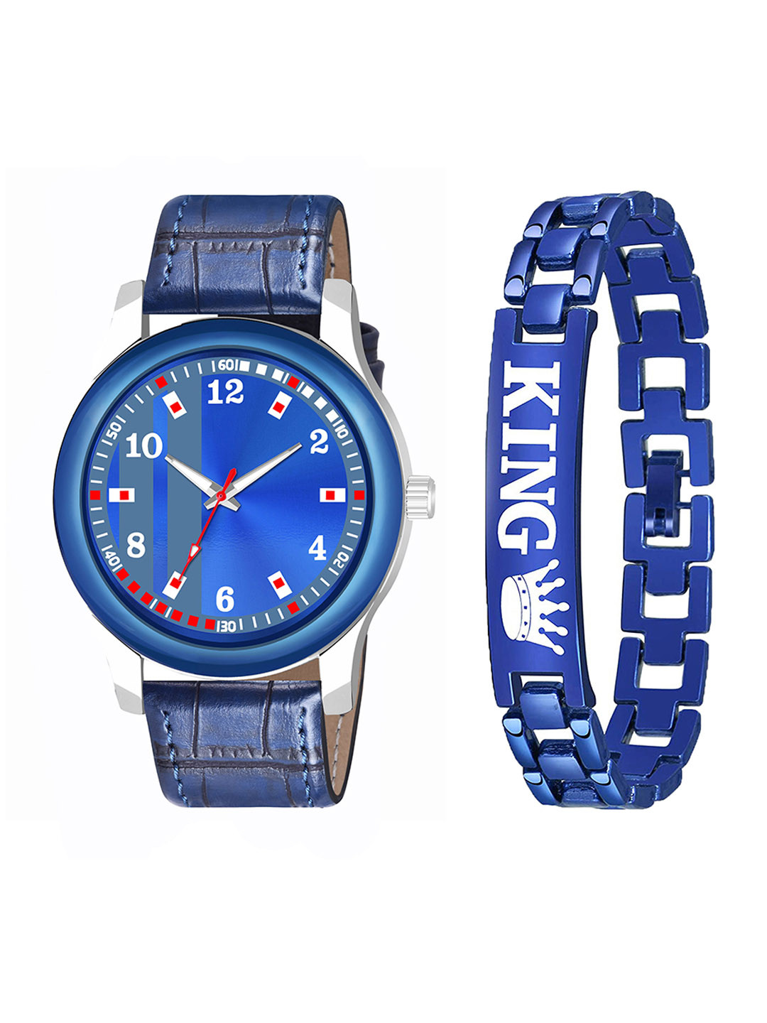 CSAMON Women Printed Dial & Leather Bracelet Style Straps Watch B9050 BLUPATA Aeviyo S L K