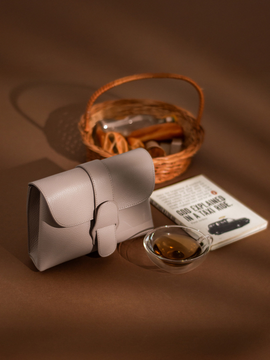 MAI SOLI Textured Genuine Leather Claire Mini Envelope Sling bag