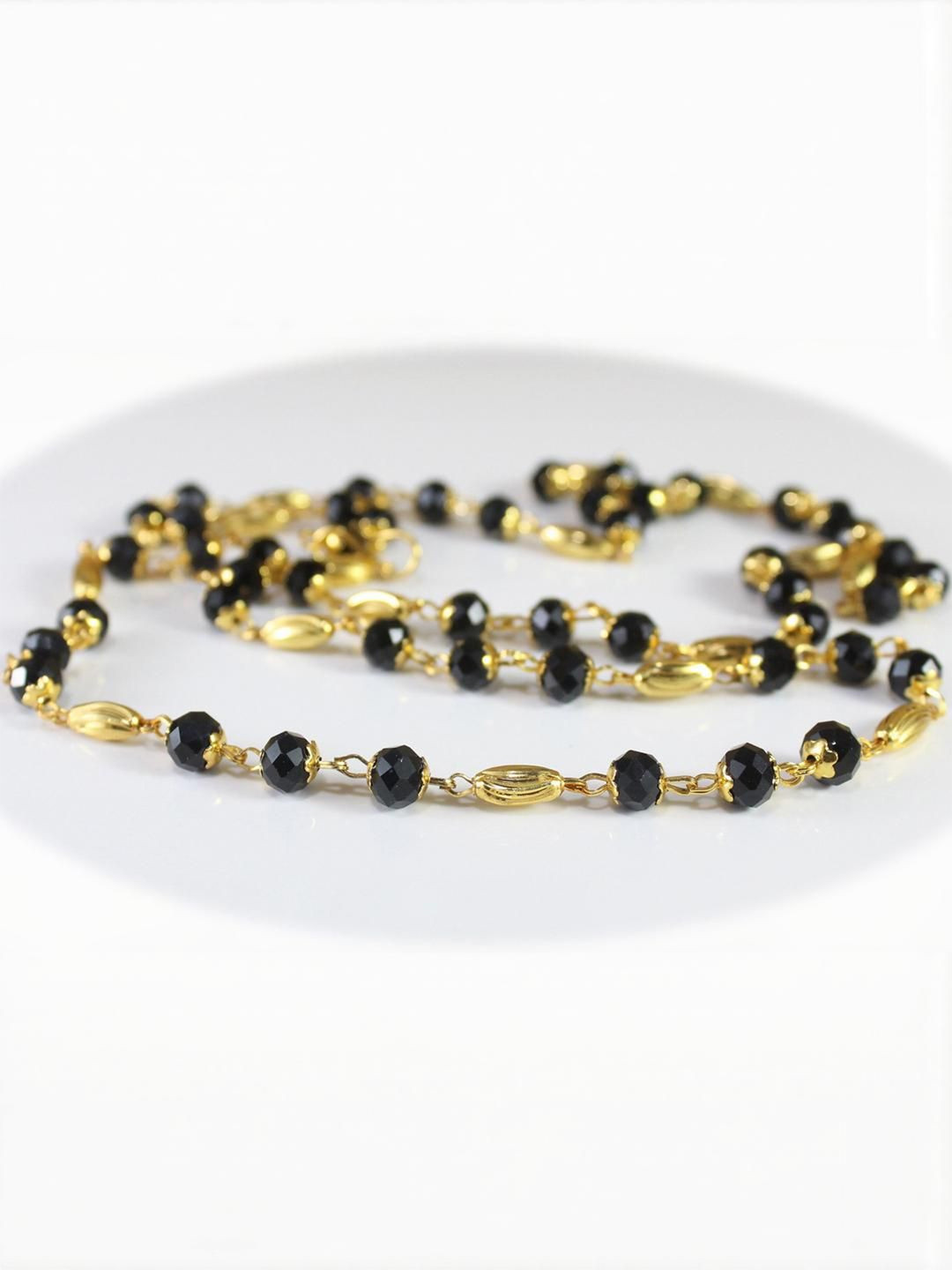 Guarantee Ornament House Multicoloured Synthetic Gold-Plated Chain