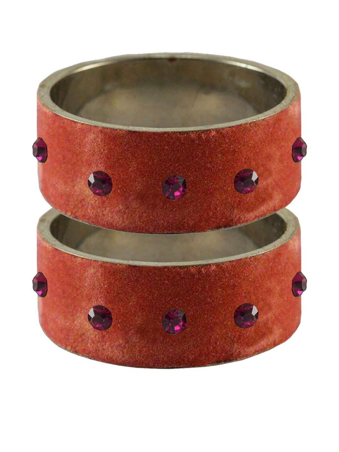 Vidhya Kangan Pich Stone Stud Brass Bangle