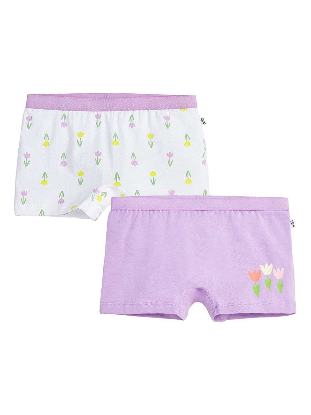 You Got Plan B  Girl's Pack of 2 Printed Cotton Briefs