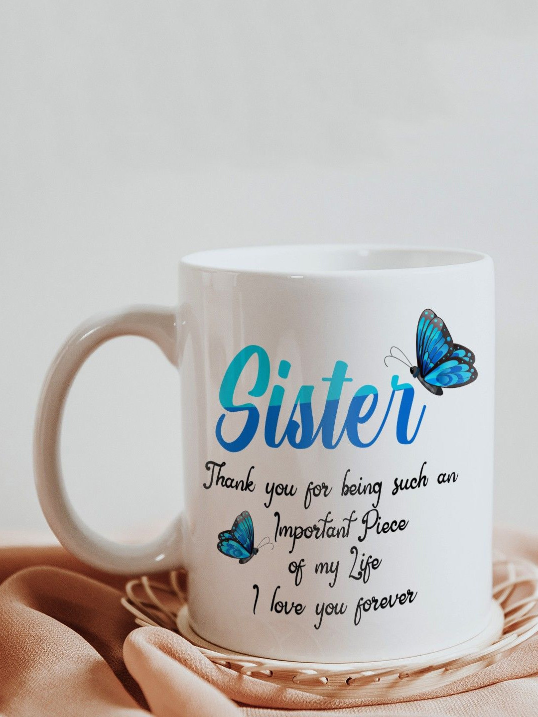 SKYTRENDS Success Quote Multicoloured Typography Ceramic Handmade Mug-325ml