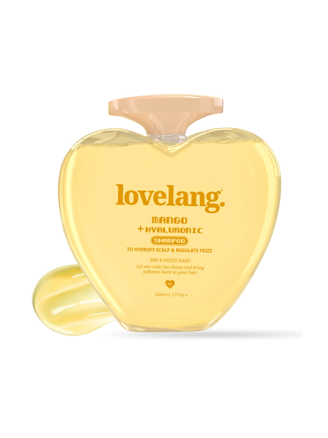lovelang Mango + Hyaluronic Frizz Control & Hydration Boost Shampoo 230 ml