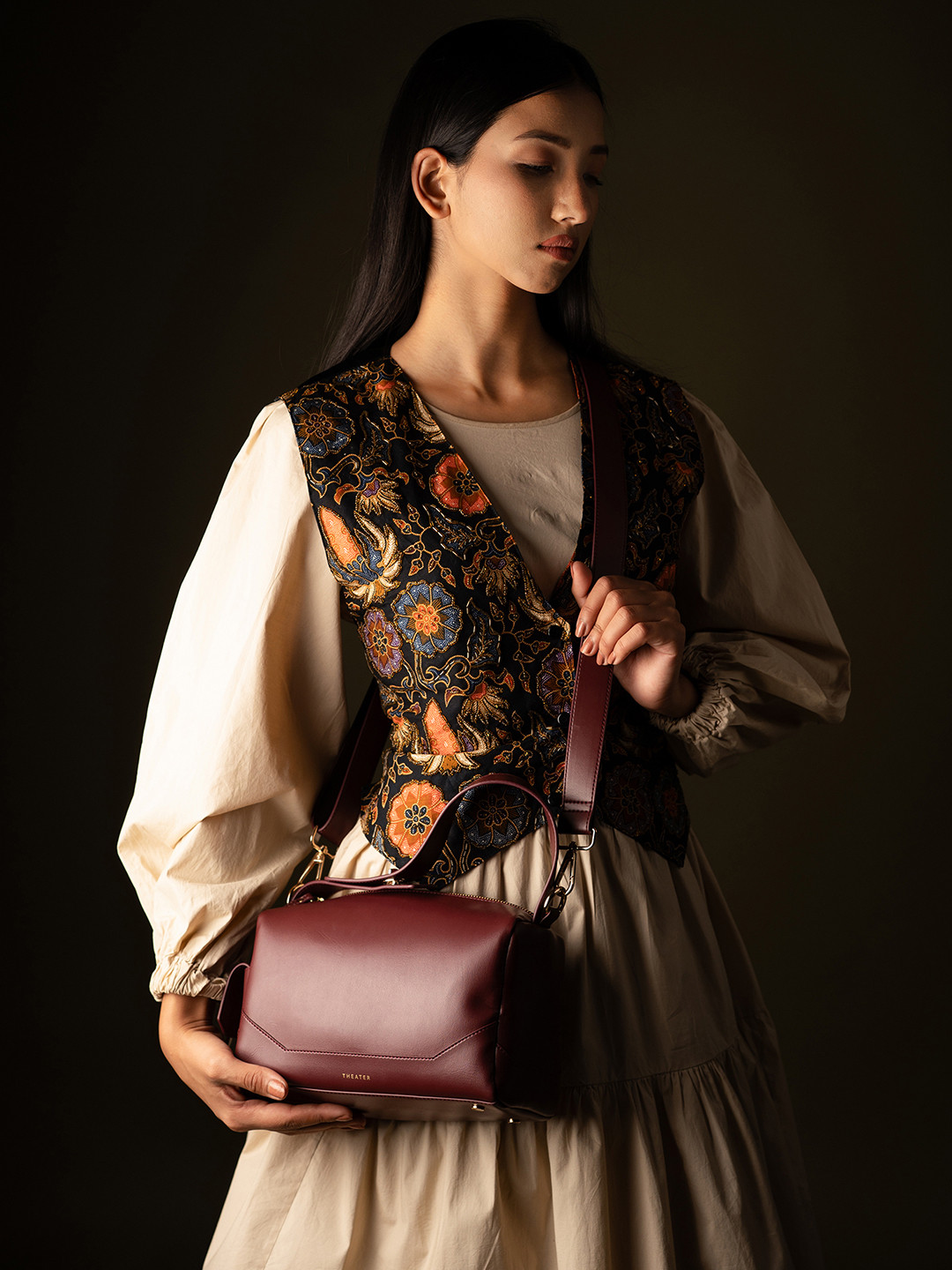 Theater Bonbon Cherry Women Sling Handbag