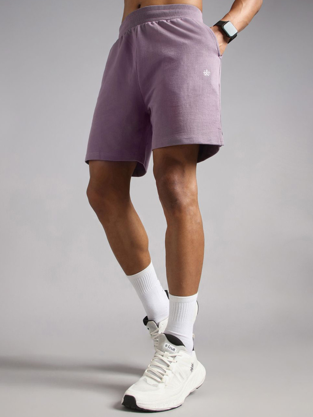 CULT Men Purple Train In Shorts
