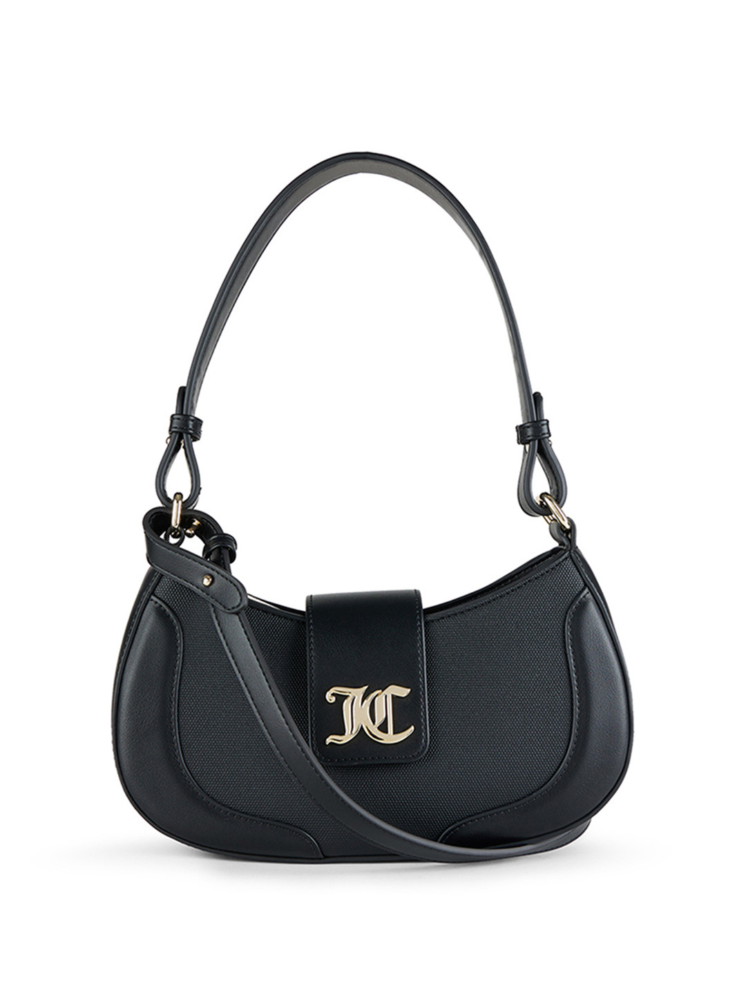Juicy Couture Textured PU Structured Handheld Bag