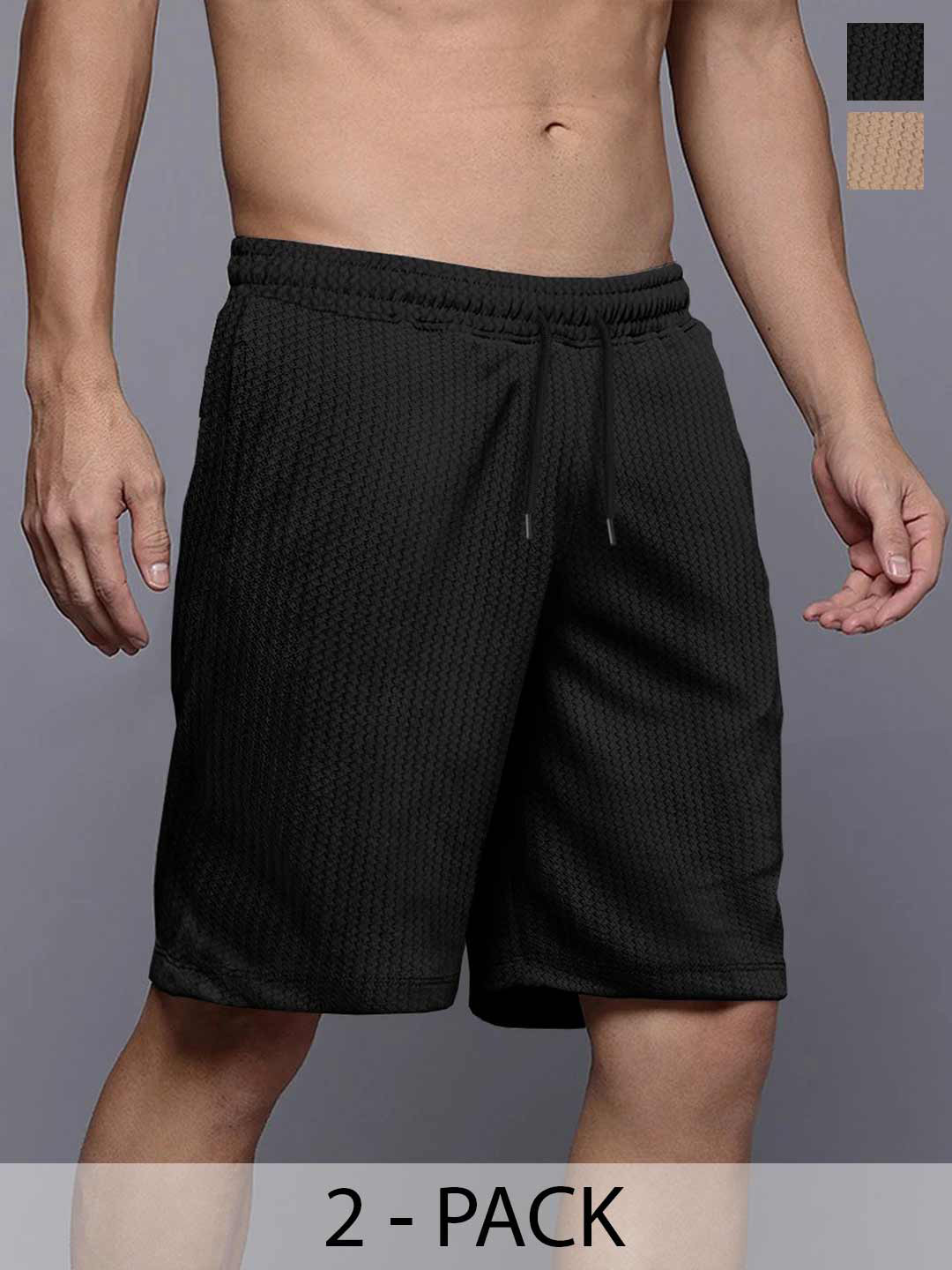 TRIPR Men Pack Of 2 Regular Shorts